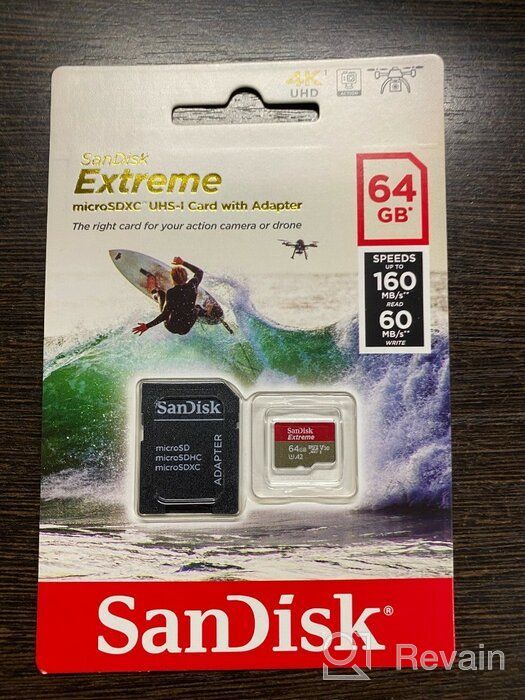 img 1 attached to 📸 SanDisk Extreme 128GB MicroSDXC Memory Card for DJI Pocket 2 Osmo Series | UHS-1 U3 / V30 A2 | 4K Class 10 Speed Grade 3 (SDSQXA1-128G-GN6MN) | Bundle with 1 Everything But Stromboli SD & Micro Card Reader review by Aneta Stawarz ᠌