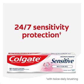 img 2 attached to 🦷 Colgate Sensitive Strength Whitening Toothpaste: Powerful Solution for Gentle Whitening