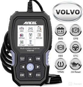 img 4 attached to ANCEL VOD700: 2022 New Version All System OBD2 Scanner for Volvo Cars - Full Function Diagnostic Scan Tool with ABS Bleeding, Injector Oil, ETC, SRL, BMS, EPB, TPMS, DPF Reset