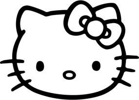 img 4 attached to BocaDecals Hello Kitty Sticker Laptop Exterior Accessories