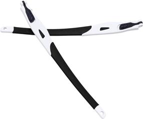 img 3 attached to Enhance Your Oakley Crosslink Sweep PRO Switch Pitch Glasses with GOHIN White Temples Arms Legs Replacement