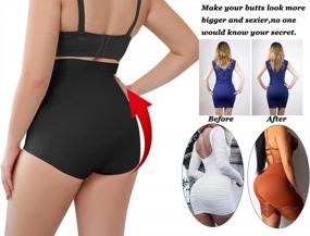 img 3 attached to High Waist Seamless Body Shaper For Women Tummy Control Seamless Shapewear Panties Girdle Underwear Butt Lifter Briefs