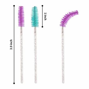 img 3 attached to Get Lash-Ready With Kirecoo'S 100PCS Disposable Eyelash Brush Kit - Perfect For Extensions, Glitter And More!