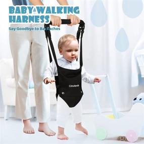 img 3 attached to Cowiewie 2-in-1 Baby Jumper - Strong Support Stand with Baby Walking Harness Function - Fun Activity for 6-24 Months Baby Infant