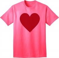 big red heart valentine's day adult t-shirt by tooloud logo