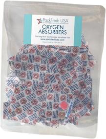 img 4 attached to PackFreshUSA: Food Grade 500cc Oxygen Absorber Packs for Long-Term Food Storage