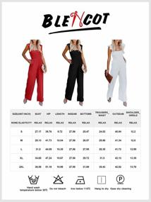 img 1 attached to Women'S Ruffle Spaghetti Strap High Waisted Long Wide Leg Jumpsuit Romper S-XXL