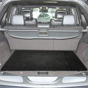 img 4 attached to 🚗 FH Group F16409BLACK40 Premium Automotive Carpet Cargo Liner Trunk Mat in Black – Ideal Fit for Cars, SUVs, and Trucks