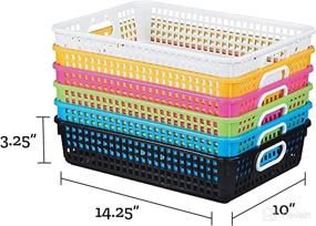 img 2 attached to Really Good Stuff Plastic Classroom Storage & Organization best - Baskets, Bins & Containers