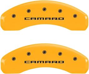 img 2 attached to MGP Caliper Covers 14033SCA5YL Yellow Caliper Cover (Set Of 4