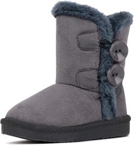 img 4 attached to Femizee Toddler Weather Boots - Ideal Winter Boys' Shoes: Ultimate Comfort and Durability