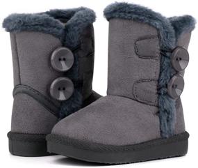 img 3 attached to Femizee Toddler Weather Boots - Ideal Winter Boys' Shoes: Ultimate Comfort and Durability