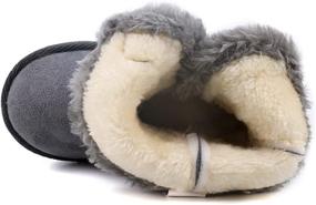 img 2 attached to Femizee Toddler Weather Boots - Ideal Winter Boys' Shoes: Ultimate Comfort and Durability