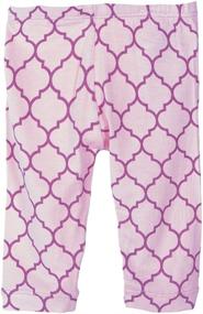 img 1 attached to KicKee Pants Legging Natural Months Girls' Clothing : Leggings