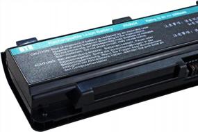 img 1 attached to DTK Battery For Toshiba P/N PA5024U-1BRS PA5023U-1BRS PA5025U-1BRS PA5026U-1BRS PA5027U-1BRS PABAS259 PABAS260 PABAS261 PABAS262 PABAS263 Laptop Netbook Computer Satellite L850 Series Battery
