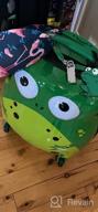 img 1 attached to Fun And Durable Frog Hardside Spinner Luggage For Kids - Rockland Jr. My First Carry-On review by Brooke King