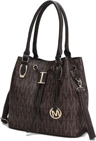 img 4 attached to 👜 MKF Women's Handbags & Wallets: Crossbody Satchel Tote with Removable Top Handle - Enhanced for SEO