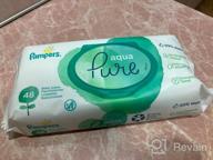 img 2 attached to Pampers Aqua Pure Wipes: Four-Pack for Gentle and Effective Baby Care review by Aneta Ogrodniczek ᠌