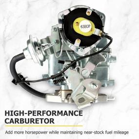 img 1 attached to AUXMART Carburetor For 1965-1985 Ford Broncos Fairmont Granada Econoline E Series, YF Carter Type 1Barrel Carburetor For 4.9L 300 Cu 4.1L 250 Cu 3.3L 200 Cu Engines F100 F150 F250 F350, Electric Choke