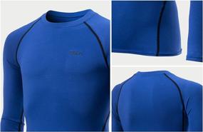 img 1 attached to TSLA Thermal Sleeve Fleece Compression Girls' Clothing ~ Active