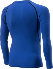 img 3 attached to TSLA Thermal Sleeve Fleece Compression Girls' Clothing ~ Active