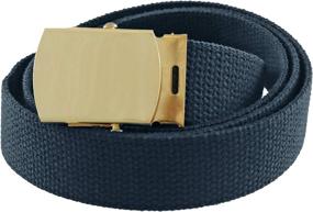 img 1 attached to Cargo Cotton Military Brass Buckle Men's Accessories good for Belts