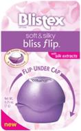 blistex bliss flip silky ounce" is already in english and does not require translation. however, if you want to transliterate it into russian, it would be: "блистекс блисс флип силки аунс логотип