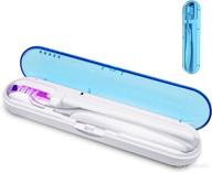 portable travel toothbrush cleaner (blue) logo