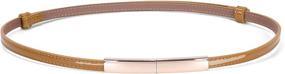 img 4 attached to JASGOOD Women's Leather Adjustable Belt for Women - 24 to 40 Inches - Stylish Accessories