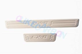 img 2 attached to OLIKE Mazda CX-5 CX5 2013-2016 Door Sill Scuff Plate Guard: Enhanced Protection & Trim (B)