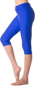 img 4 attached to KEEPRONE Waisted Swimming Leggings Control Women's Clothing ~ Swimsuits & Cover Ups