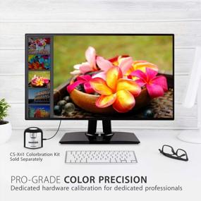 img 2 attached to 📷 Professional-grade ViewSonic VP2468 Monitor for Photography with Built-In Speakers, Tilt Adjustment, Blue Light Filter, and HDMI