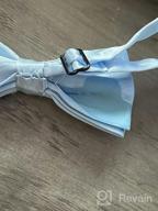 картинка 1 прикреплена к отзыву 🎩 Бордовые регулируемые свадебные подтяжки для мальчиков - аксессуары WDSKY для мальчиков от Troy Meza
