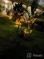 img 1 attached to BHCLIGHT Solar String Lights Outdoor, 8 Modes Waterproof Fairy Lights For Christmas Party Holiday - Blue (Upgraded Super Durable) review by Andrew Patel
