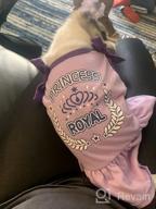 img 1 attached to 2 Pack Princess Bowtie Dog Dresses - Cute Sundresses For Small Dogs By KYEESE review by David Dugas