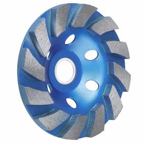 img 4 attached to Sunjoyco 4-Inch Diamond Cup Grinding Wheel - 12-Segment Heavy Duty Turbo Row Disc For Concrete, Granite, Stone, Marble, Masonry And More