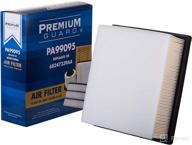 pg engine air filter pa99095: top-notch fit for 🔍 fiat 500x, jeep renegade, compass & ram promaster city (2015-2022) logo