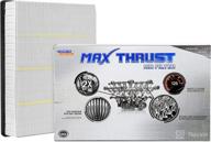 spearhead max thrust engine air filter (mt-755a) - boosts power & acceleration for all mileage vehicles логотип