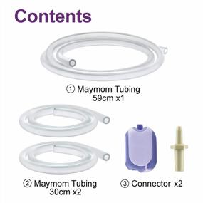 img 4 attached to Compatible Lansinoh Tubing For Signature Pro, Smartpump - Replace Original Pump Parts By Maymom