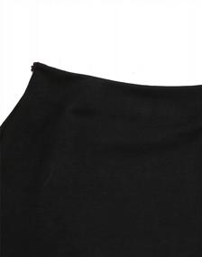 img 2 attached to Flaunt Your Curves With Verdusa'S Chic Split Hem Bodycon Mini Skirt For Women
