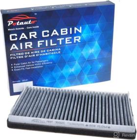 img 4 attached to 🚗 POTAUTO MAP 3002C (CF10137) Activated Carbon Car Cabin Air Filter Replacement - FORD ESCAPE, MAZDA TRIBUTE, MERCURY MARINER