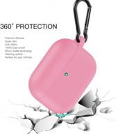 pink henstar airpods pro case with front led visibility for ultimate protection logo