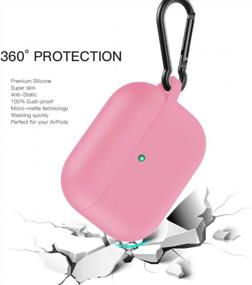 img 4 attached to Pink Henstar AirPods Pro Case With Front LED Visibility For Ultimate Protection