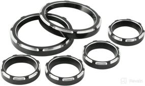 img 1 attached to 🛵 XMT-MOTO Harley Touring Electra Street Road Tri Glide 1996-2013 Gauge Burst Bezel Kit