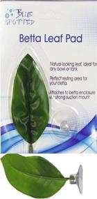 img 1 attached to 🌿 Enhance Your Fish Tank with Blue Spotted Betta Plant Leaf Pads – Pack of 2