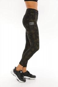 img 2 attached to Trilece Women'S Leggings: High Waisted With Pockets, Tummy Control & Seamless Gym Clothes For Running & Workouts!