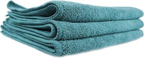 img 4 attached to 🧼 Chemical Guys Professional Grade Green Microfiber Towels, 16" x 16", Pack of 3