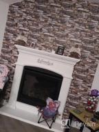 img 1 attached to 23.6" X 118" Peel & Stick Faux Stone Brick Wallpaper - Removable Self-Adhesive Home Decoration Fireplace Shelf Paper review by Matt Pavelko