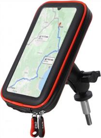 img 1 attached to GUAIMI Motorcycle Phone Mount Holder Waterproof Cell Phone Bag Case With Card Slot Compatible With K1600GT K1600GTL R1200RT R1200RT LC R1250RT -Large