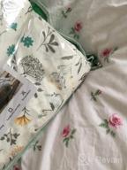 img 1 attached to King Size Jersey Knit Cotton Duvet Cover With Botanical Floral Design – Perfect For Girls And Women'S Room Décor. Get This Pink Floral Bedding Set Including Comforter Cover And 2 Pillow Shams. review by Jonathan Lloyd